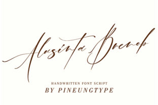 Alusinta Brenob: A Refined Handwritten Font for Thoughtful Branding