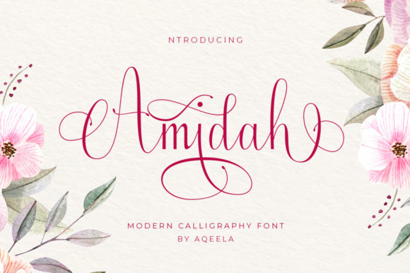 Amidah: A Sweet, Hand-Lettered Font for Trusted Branding