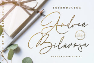 Andrea Belarosa: A Handwritten Script Font That Elevates Real Small Business Branding