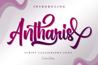 Antharis: A Refined Script Font for Digital Branding