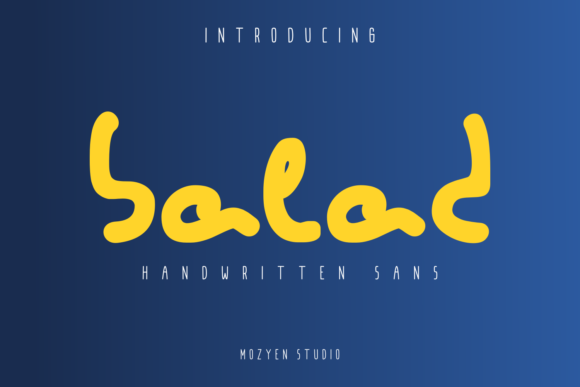 Balad: A Handwritten Font That Feels Like a Quiet Conversation