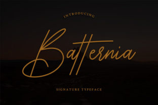 Batternia: A Handwritten Typeface That Feels Human in Real Campaigns