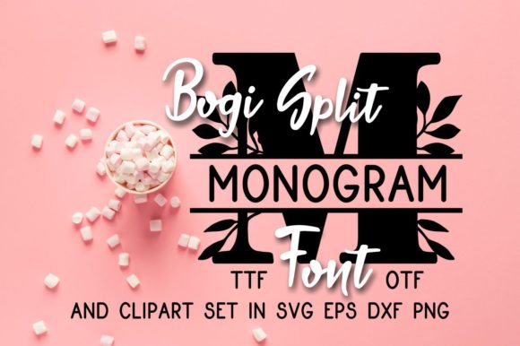 Bogi Split Monogram: A Decorative Font for Web Design