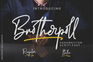Brotherpoll: A Light, Charming Script Font for Real Business Branding