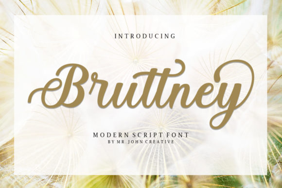 Bruttney: The Display Font That Makes Your Promo Stand Out