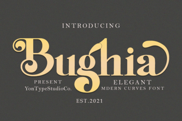 Bughia: A Serif Font That Adds Elegance to Every Craft