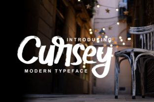 Cursey: A Modern Handwritten Font for Digital Branding