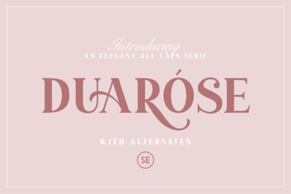 Duarose: A Serif Font That Elevates Real Branding Work