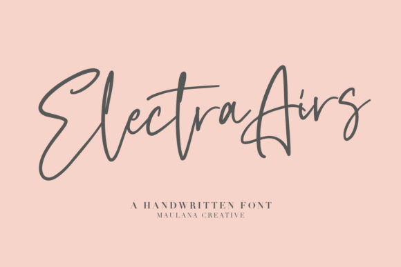 Electra Airs: A Soft Script Font That Elevates Campaign Visuals