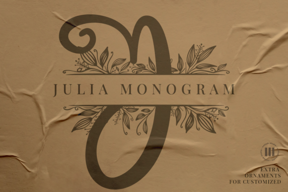 Julia Monogram: A Thoughtful Display Font for Editorial Warmth