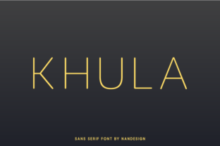 Khula: A Versatile Sans Serif for Creative Crafters