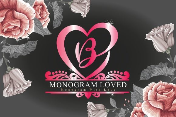 Monogram Loved: A Romantic Decorative Font for Real Business Branding