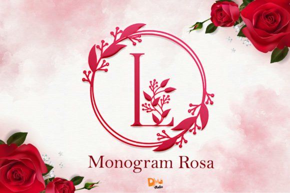 Monogram Rosa: A Delightful Decorative Font for Branding Projects