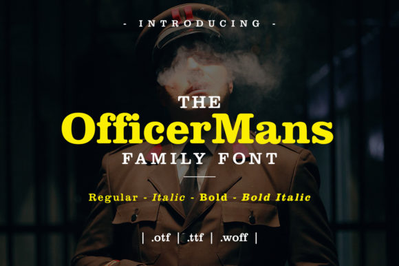 Officer Mans: A Natural Serif Font for Authentic Branding