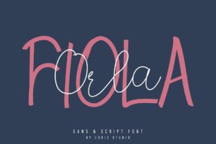 Orla Fiola: A Strategic Script + Sans Serif Font for Modern Marketing