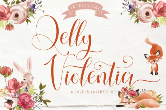 Qelly Violentia Font: A Feminine Script That Cuts Through the Feed