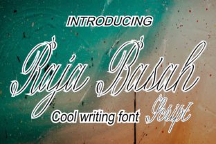 Raja Basah: A Thoughtful Script Font for Meaningful Moments