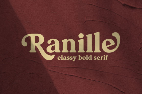 Ranille: The Serif Font That Elevates Your Craft Projects