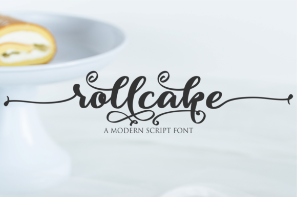 Rollcake: A Refined Script Font for Elegant Digital Branding