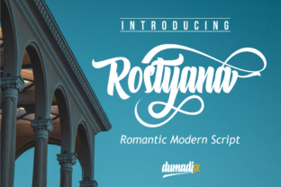 Rostyana: A Modern Script Font That Feels Like a Handwritten Promise