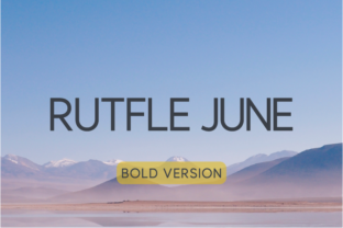 Rutfle June Bold: A Modern Sans Serif for Web Design