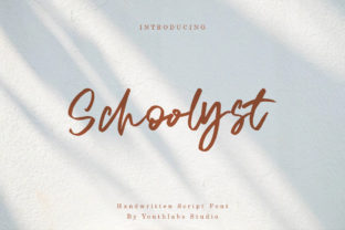 Schoolyst: A Playful Handwritten Font That Elevates Real Business Branding