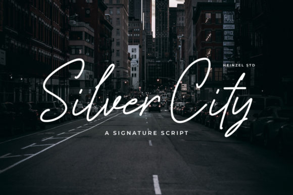 Silver City: A Sweet Handwritten Typeface for Warm Brand Identities