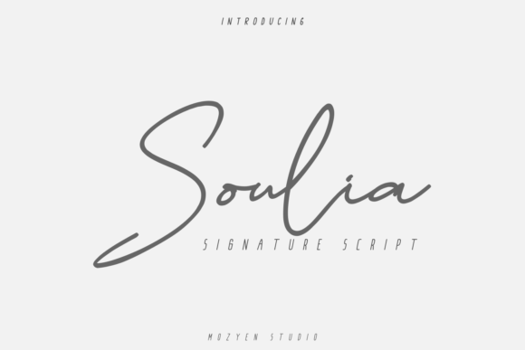 Soulia: A Handwritten Font That Feels Like a Signature