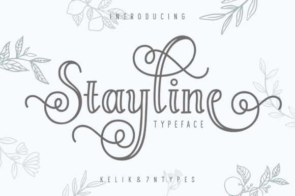 Stayline: A Refined Handwritten Font for Brand Identity