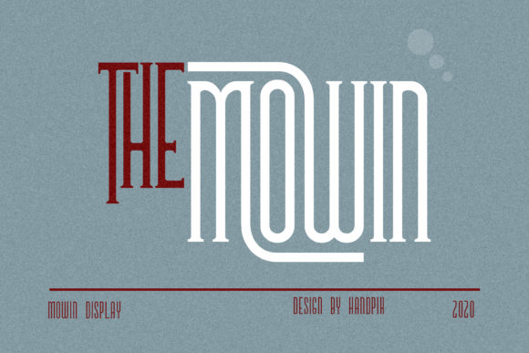 The Mowin: A Serif Font That Elevates Real Small Business Branding