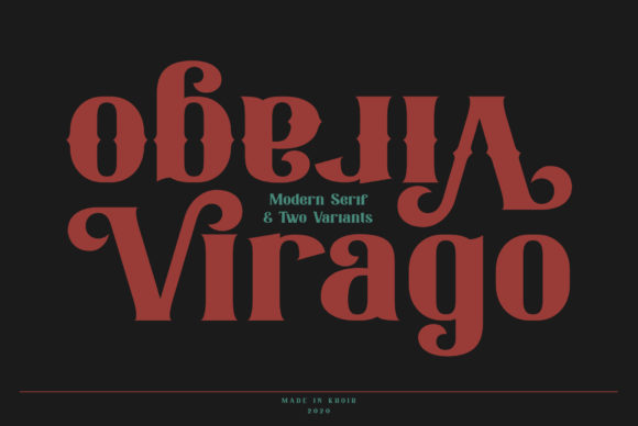 Virago: A Serif Font for Editorial Elegance