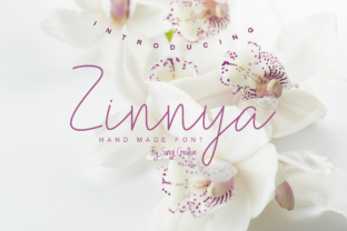 Zinnya: A Handwritten Script Font That Feels Human in Real Campaigns